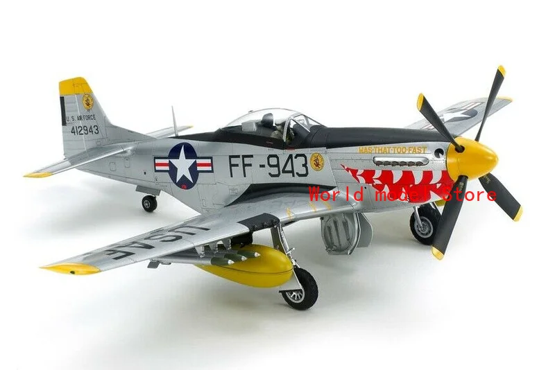 Tamiya по супер скидке 60328 1/32 Весы Модель самолета комплект североамериканского F-51D