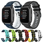 Спортивный силиконовый ремешок для часов Garmin Venu Sq Vivoactive 33M Vivomove HR Forerunner645 браслет для часов