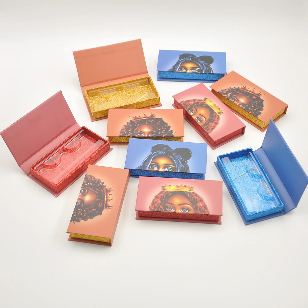 

Оптовая продажа 30/50 шт. упаковочные коробки для ресниц из норки коробка для наличных ресниц Объемные 3D 25 мм норковые ресницы пустой Магнитны...