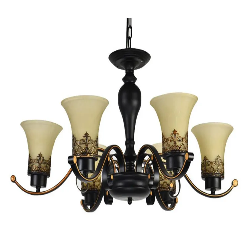 Американская Люстра для ресторана потолочная лампа в европейском стиле спальни