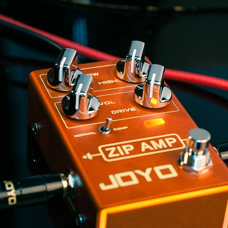 JOYO R-04 ZIP AMP Overdrive Guitar Effect Pedal for Rocker Strong Compression Overdrive Mini pedal Bass Pedal Guitar Accessories enlarge