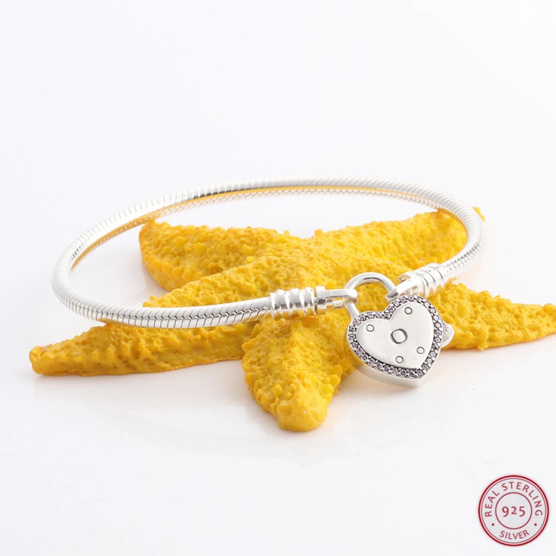 Новый базовый браслет-цепочка серебряного цвета и браслет длиной 16-22 см модный с