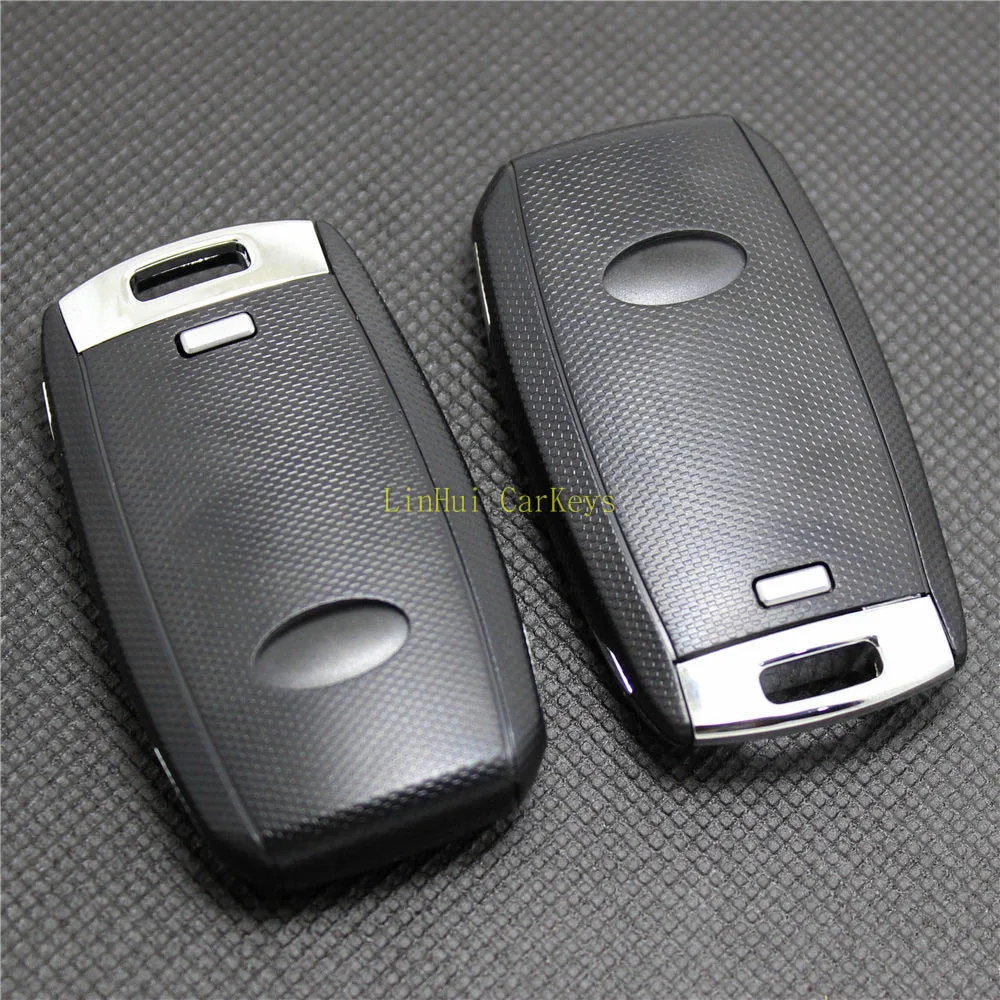 PINECONE Чехол для автомобильного ключа для KIA K3 K5 Smart Key 4 кнопки Uncut латунный клинок пустой корпус для дистанционного ключа чехол 1 шт