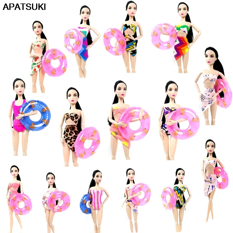 1/6 аксессуары для кукол красочное бикини куклы Барби одежда Купальники и буй
