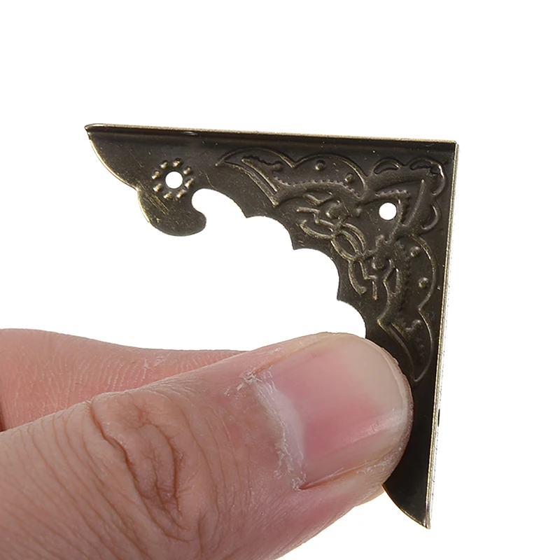 Металлические углы античные латунные ювелирные изделия Подарочная коробка