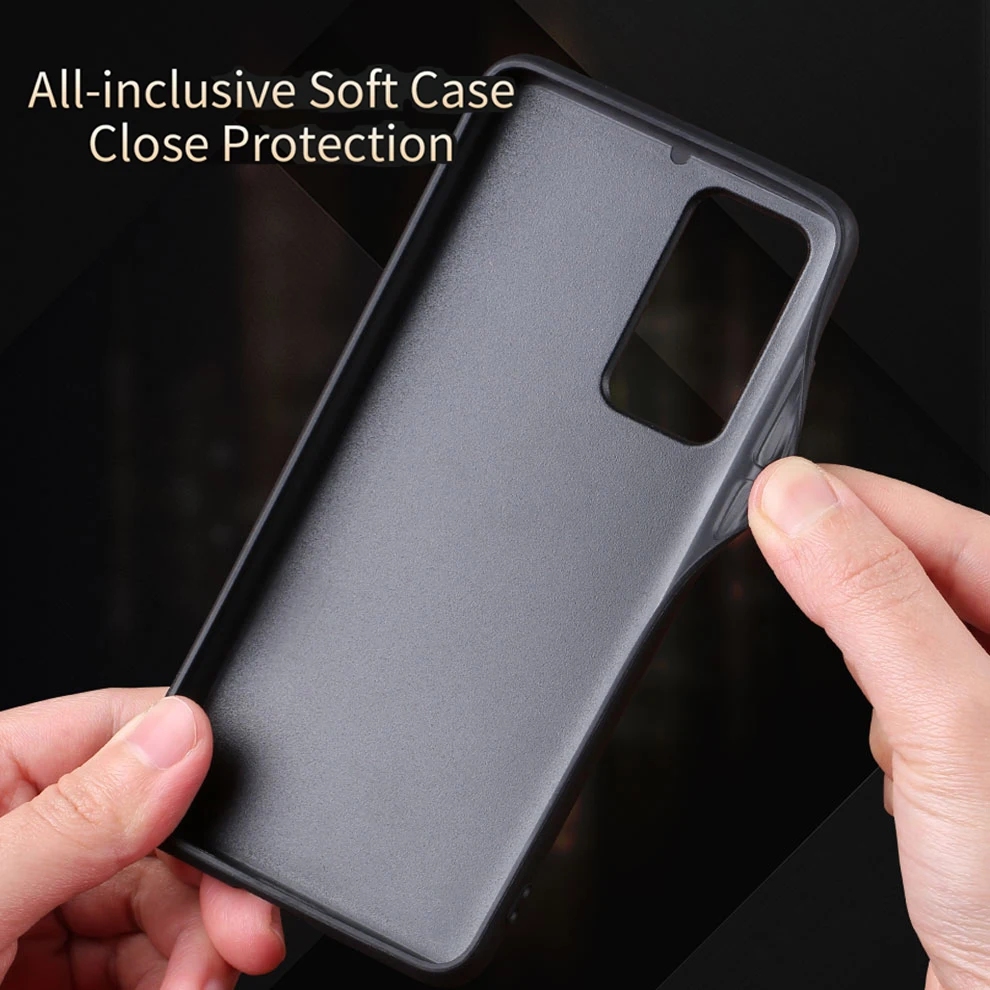 x level luxury leather case for huawei p40 pro p30 original soft silicone edge back phone cover for huawei p40 anti knock case free global shipping