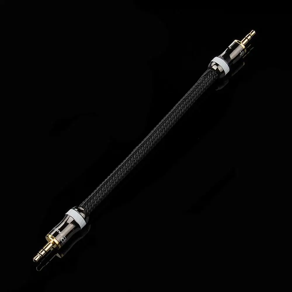 

Haldane HIFI 3.5mm Male to 3.5mm Male Audio Adapter Cable 4cores OCC Single Crystal copperr Audio Cable