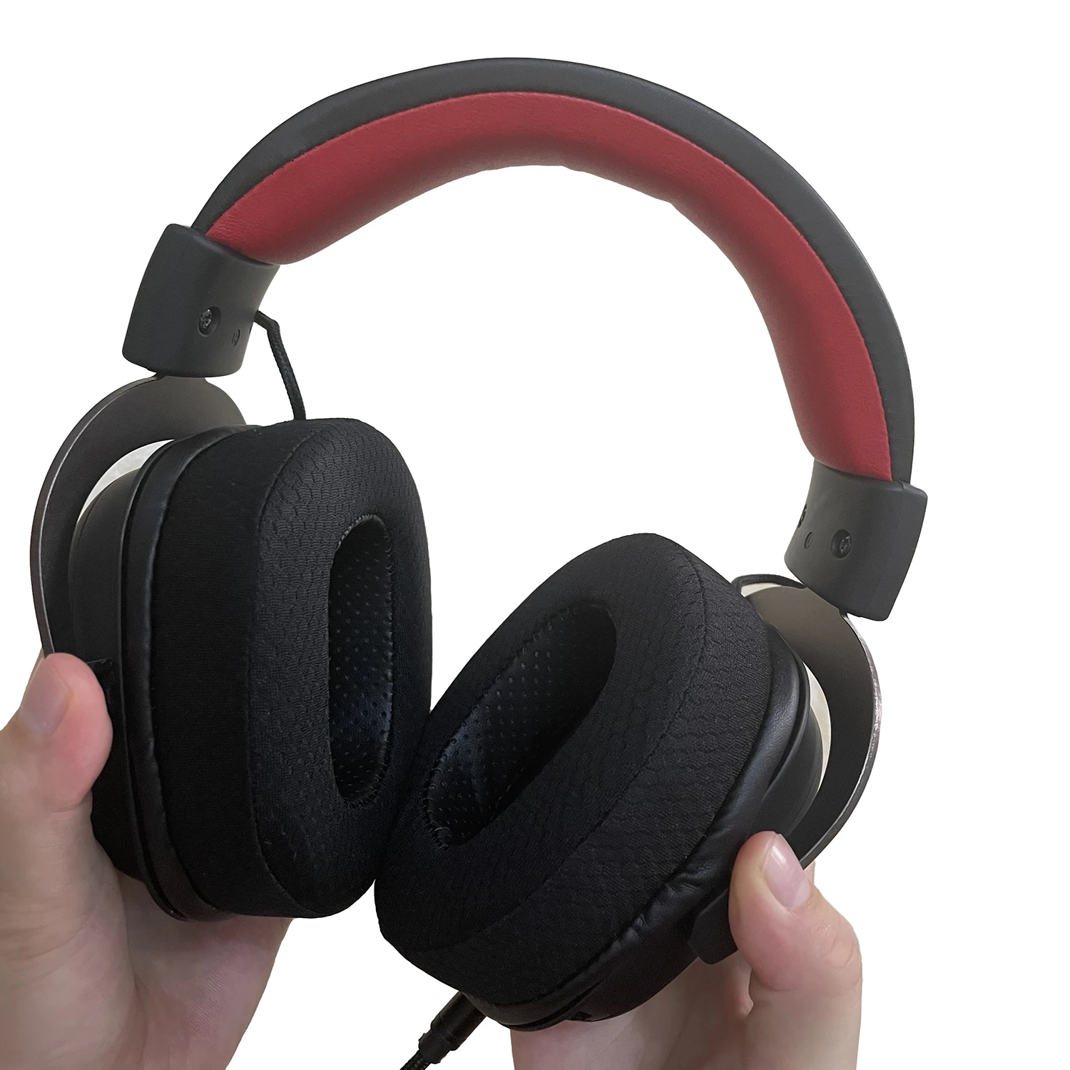 Сменные амбушюры NullMini для Redragon H510 Zeus H710 Helios гарнитура наушники с кожаным рукавом