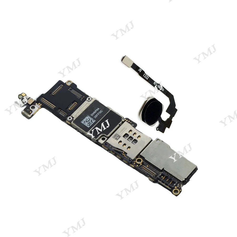

for iphone 5S Motherboard with Touch ID,100% Original unlocked for iphone 5S Mainboard with Free iCloud,Black White Gold