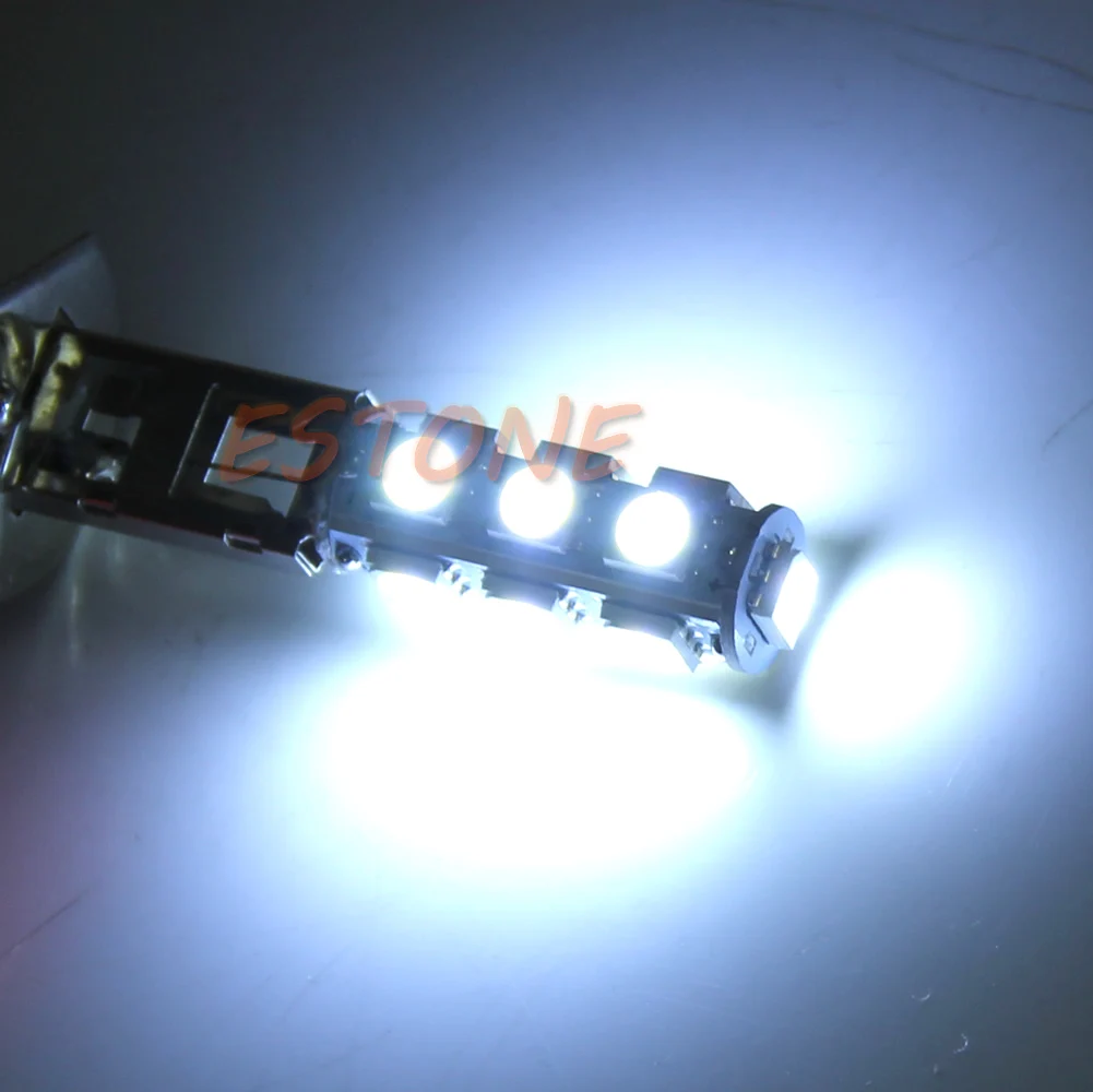 12V супер яркий H1 13-светодиодный SMD белый автомобиль головной светильник лампа для