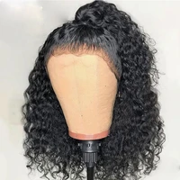 deep part 13x6 lace frontal wig pre plucked with baby hair 180 250 brazilian virgin human hair wigs black women transparent