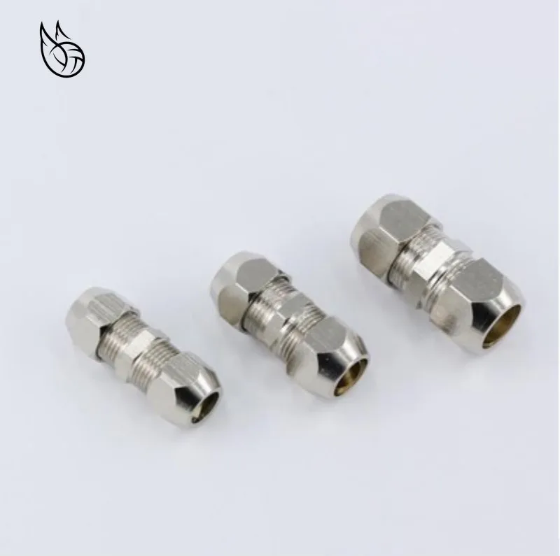 Компрессионная муфта для трубы фитинг 4 16 мм Латунная Труба двойной набор карт