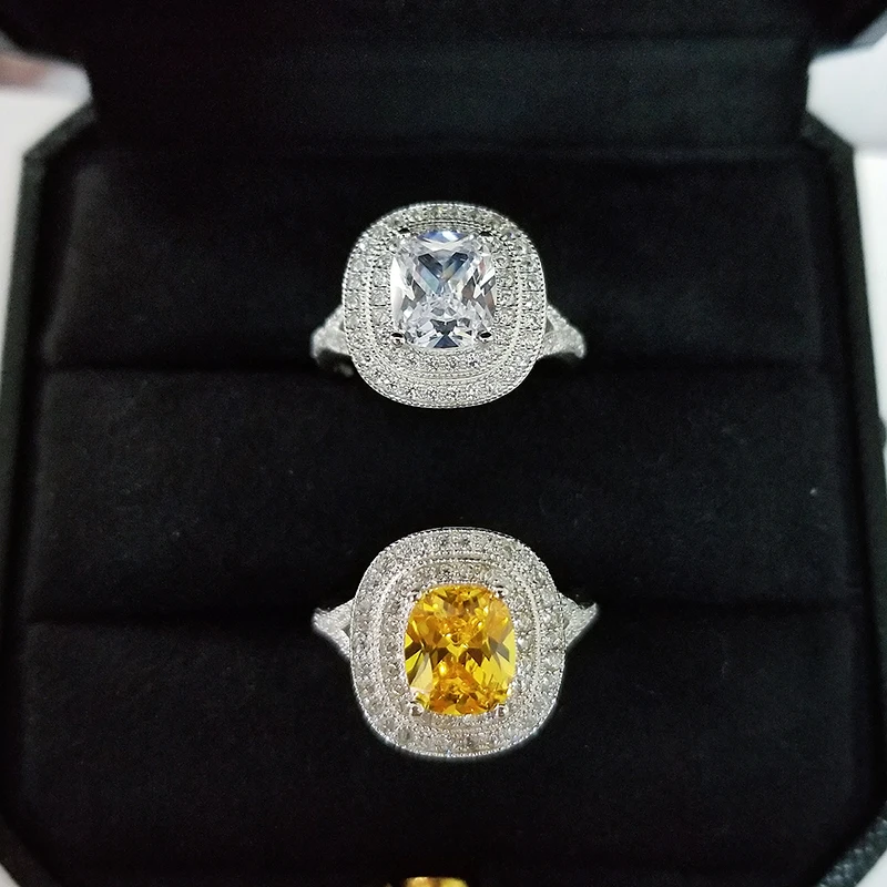Дизайн 925 пробы Серебряное обручальное модное кольцо на палец AAA CZ цирконий для женщин ювелирные изделия LR4314S