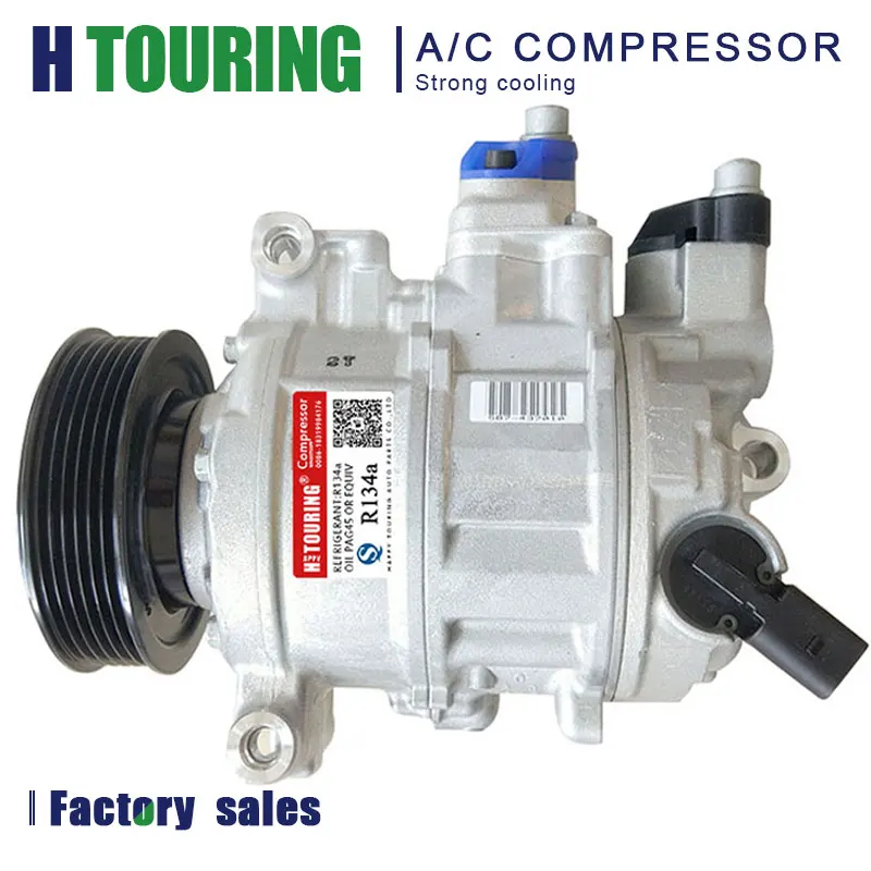 Компрессор переменного тока для Audi 6s14c A3 A4 A5 A8 Q5 4F0260805AG 4F0260805N 447180-7720 447180-9500 147100-5580