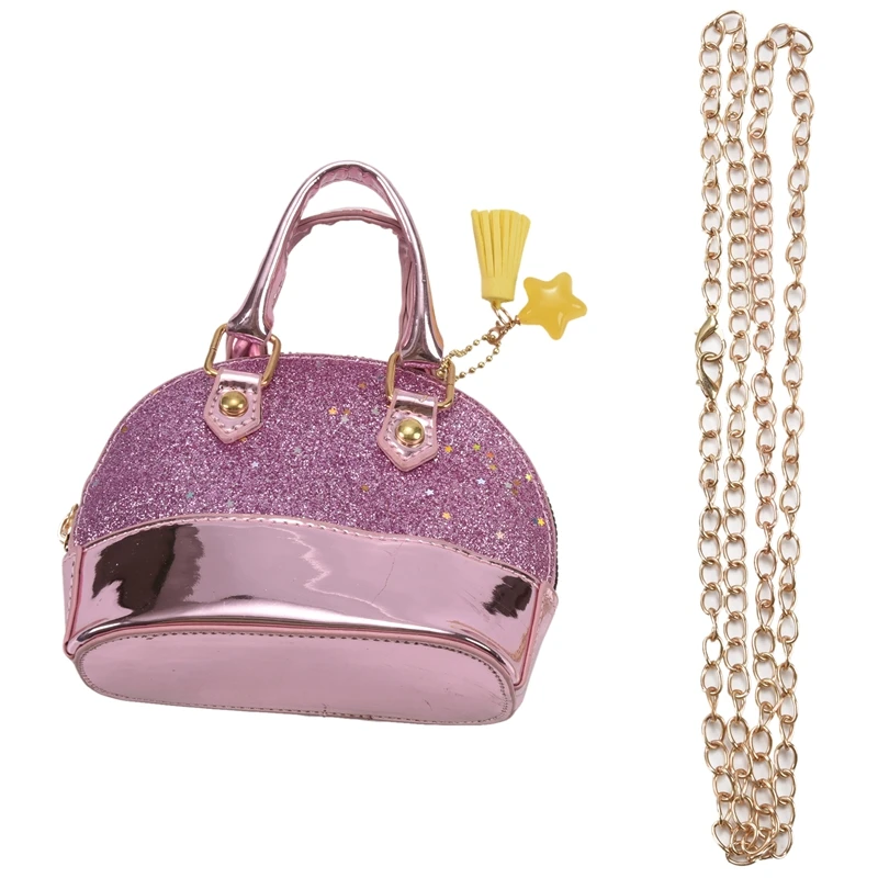 Сумки с пайетками для маленьких девочек AUAU сумка принцессы через плечо