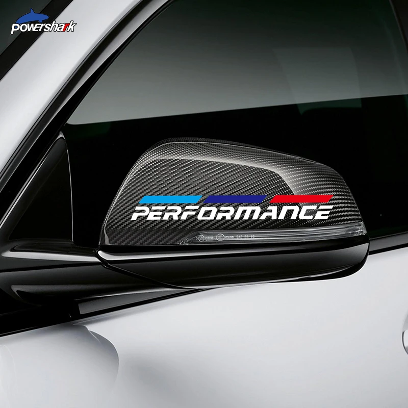 2 шт. M зеркальные аксессуары для BMW F30 F10 F20 F32 F22 E60 E90 G20 G30 F40 X3 X4 X5 X6 M4 M5 M3|Наклейки на
