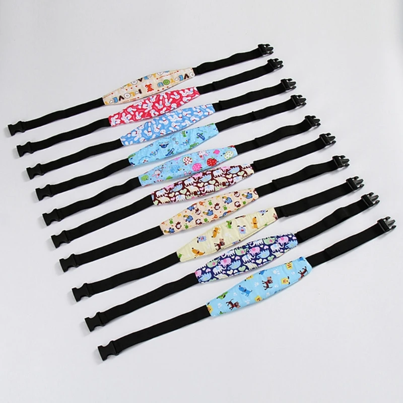

28EC Baby Car Seat Head Support Adjustable Fastening Belt Sleeping Positioner Head Band Strap Headrest for Toddler Kids Children