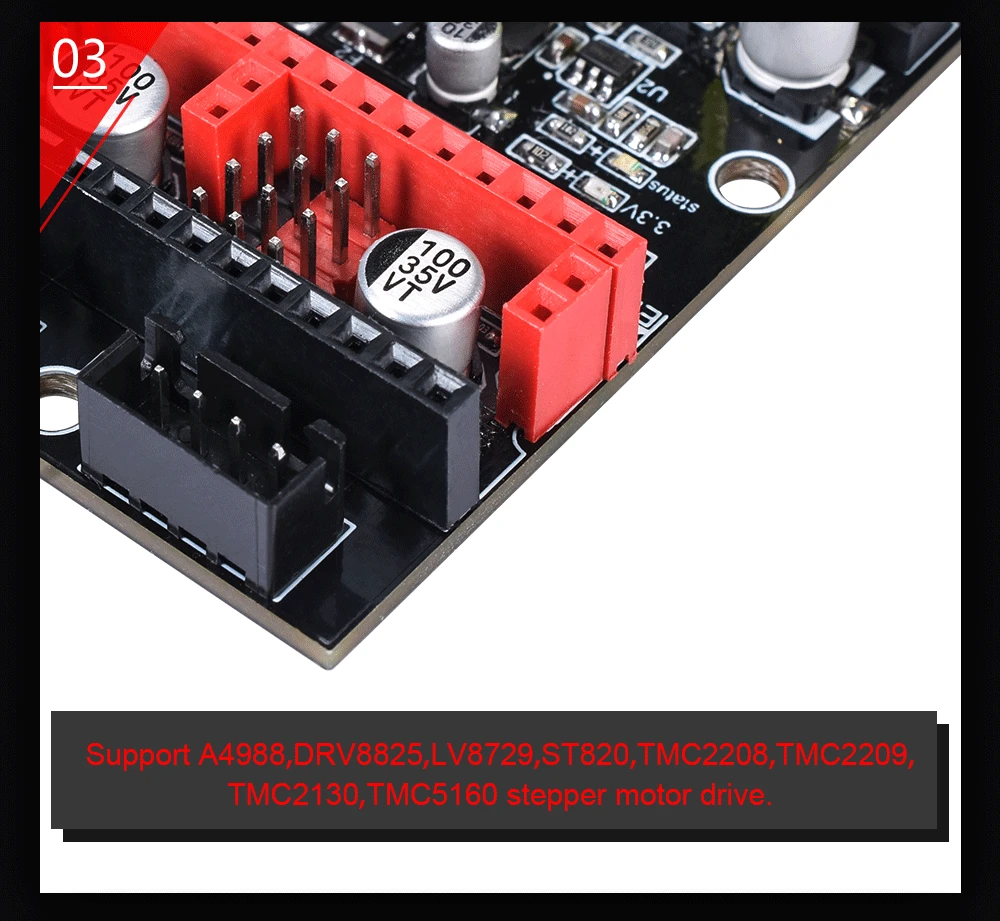 BIGTREETECH SKR E3 DIP V1.1 плата управления 32 бит рычаг для TMC5160 TMC2130 SPI TMC2208 UART для Ender 3 3D-принтер плата SKR V1.3