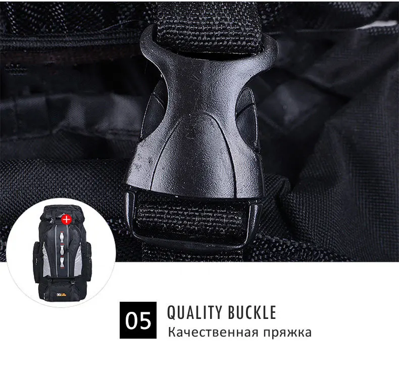 Мужской и Женский походный рюкзак для скалолазания, для верховой езды, спортивный, большой емкости, нейлоновый водонепроницаемый рюкзак для похода кемпинга палатки, сумка 100л