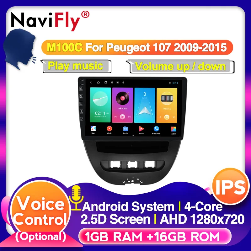 4G LTE WIFI IPS DSP Android 10 для Toyota Aygo Citroen C1 Peugeot 107 Автомагнитола аудио стерео