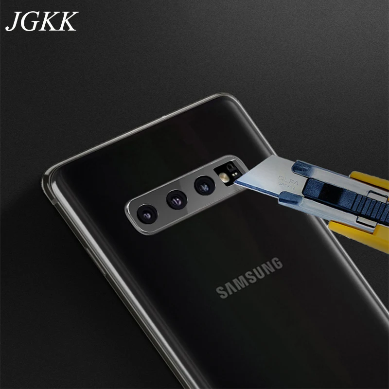 Полное покрытие для Samsung S10 Plus + задняя камера металлическая защита круг протектор