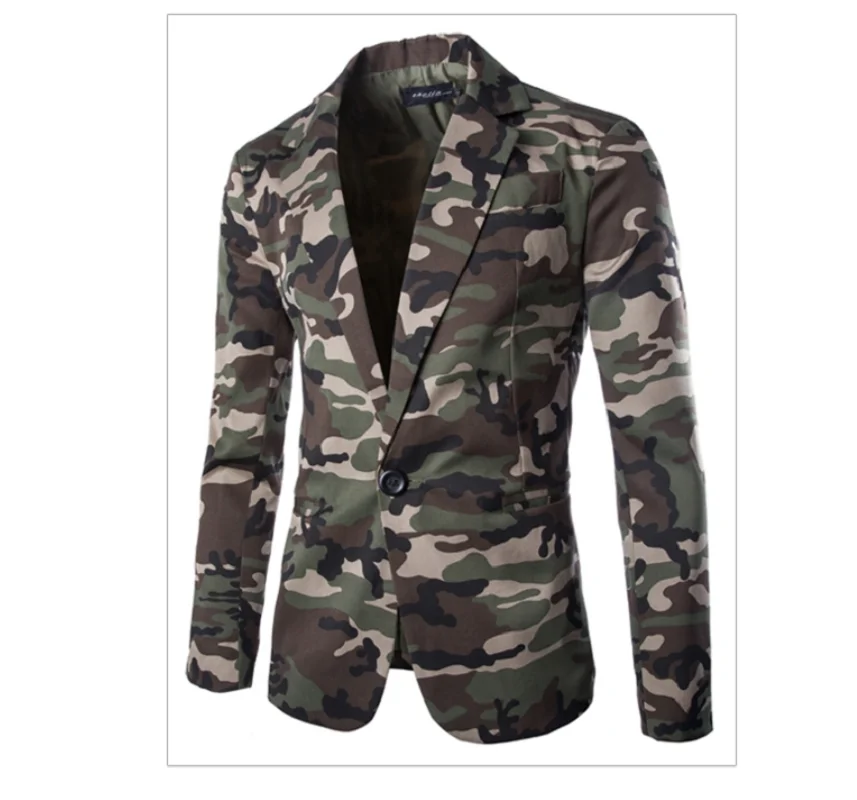 Мужской Камуфляжный костюм ZOGAA, однобортный повседневный костюм в стиле милитари, куртка, пальто, новинка 2021 от AliExpress RU&CIS NEW