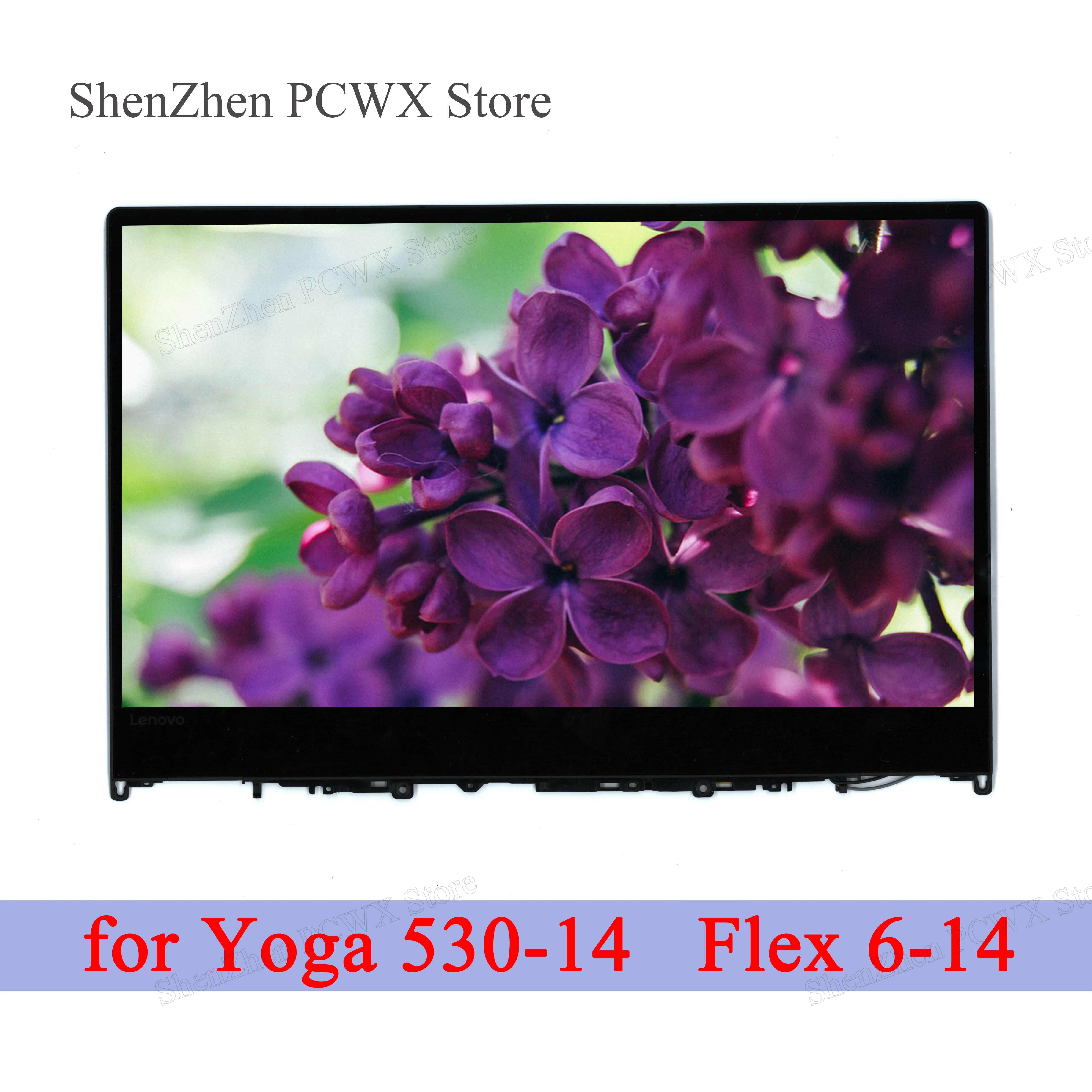 Для Yoga 530 14IKB 14ARR Flex 6 Ноутбук Lenovo ideapad сенсорная рамка HD 1366*768 FHD 1920*1080 IPS|ЖК-экран для