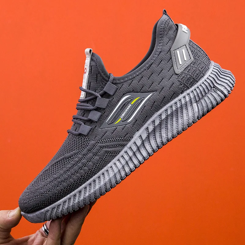 

Flying shoes student Korean sports shoes 2022 breathable comfortable running shoes spring new men's shoes