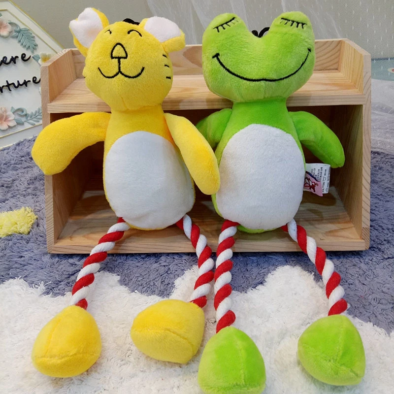 

Pet Dog Toy Funny Plush Bite Toys for Dog Cite Vocal Creative Simulation Animals Doggy Cats Toy Chew Squeaky Toy for Pet Cat