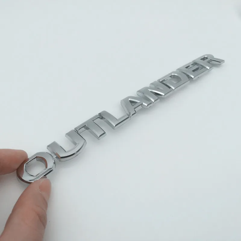 1 шт. 3D ABS OUTLANDER Автомобильная буква задний хвост фотоэмблема значок наклейка