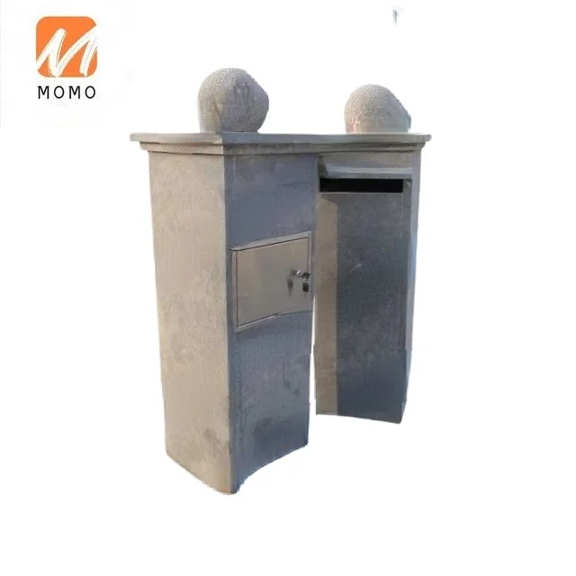 

Cheap Natural Outdoor Blue Stone Mailbox Apartment Mailbox For Garden Outdoor