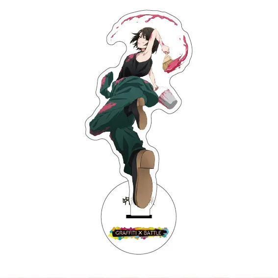 

New Anime Jujutsu Kaisen Keychain Gojo Satoru Fushiguro Megumi Acrylic Keyring Figure Stand Model Plate Desk Cosplay CollectGift