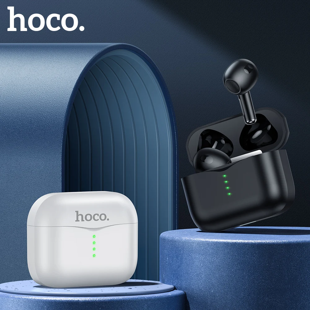 HOCO Wahre TWS Drahtlose Bluetooth 5,1 Kopfhörer Noise Cancelling Gaming Sport ohrhörer Water Kopfhörer Touch Control Ohrhörer