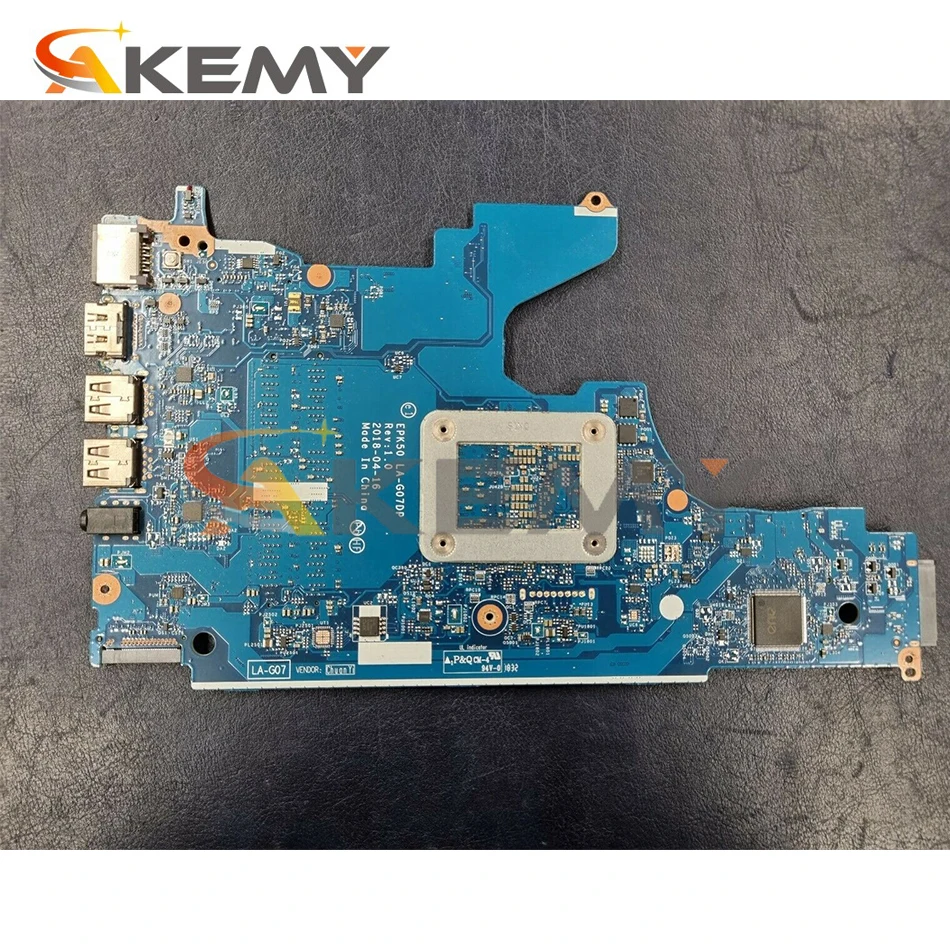 original for hp 15 da laptop motherboard with sr3tk intel core i3 7020u epk50 la g07dp ddr4 mb 100 tested fast ship free global shipping
