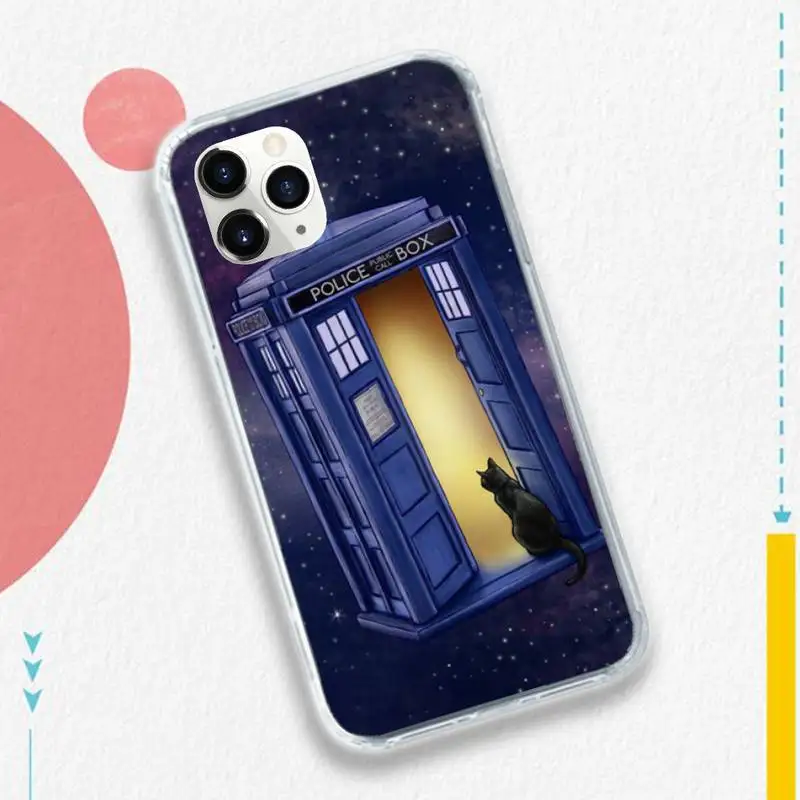 

Tardis Box Doctor Who high quality Phone Case for iPhone 11 12 pro XS MAX 8 7 6 6S Plus X 5S SE 2020 XR