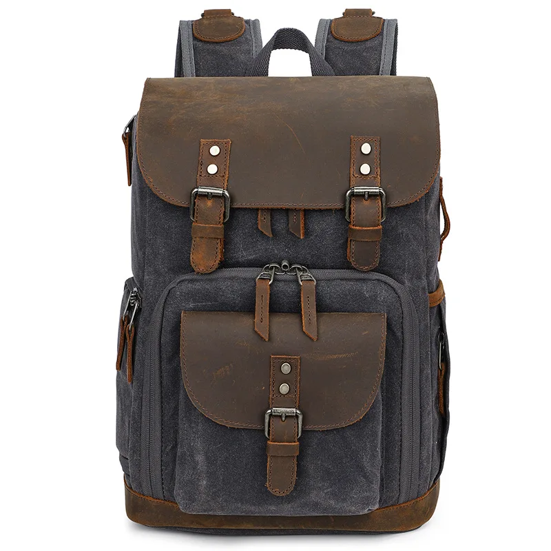 backpack camera bag canvas batik waterproof photography outdoor laptop bag large photo case for nikon canon sony fujifilm free global shipping