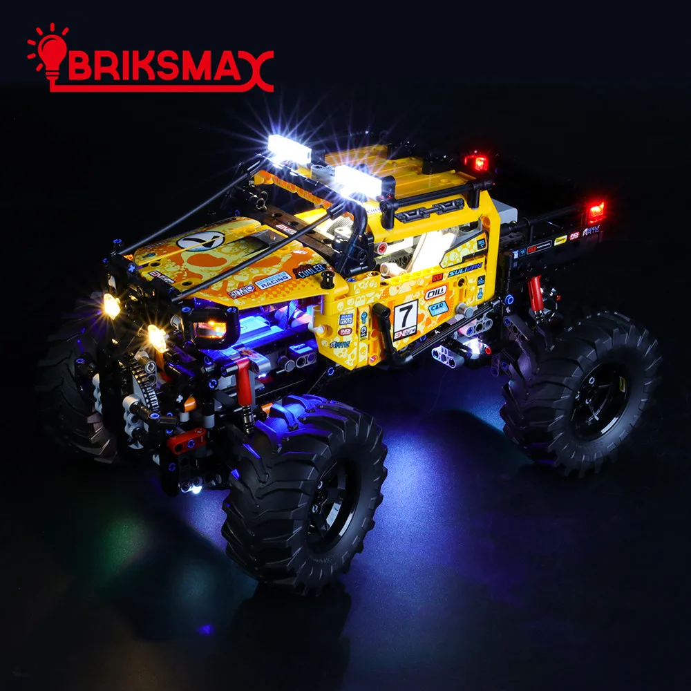 BriksMax светодиодный светильник для Technic 42099 4X4 X-treme Off-Roader светильник ing Set(не включает модель