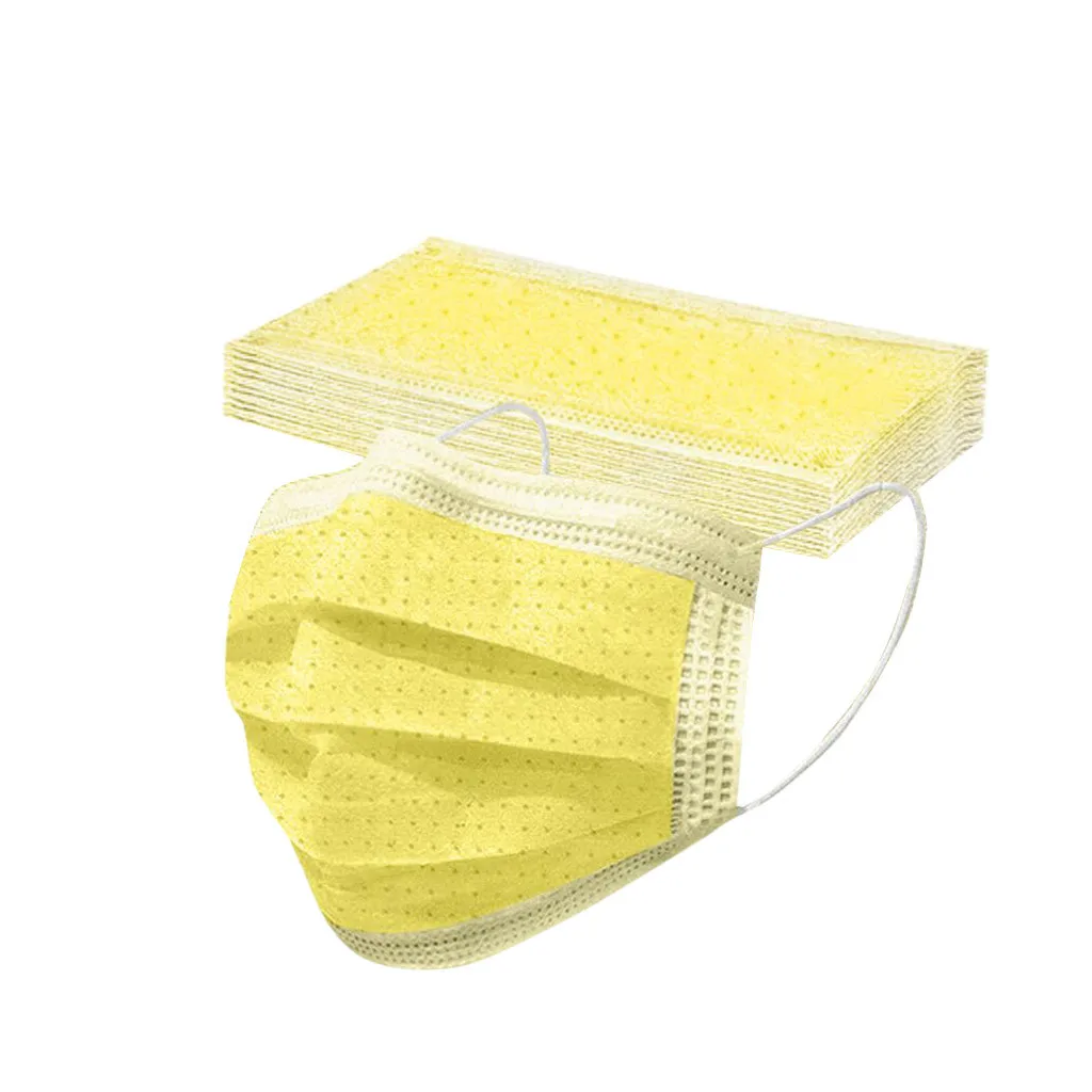 

20pcs Black Disposable Face Mask Proof Protect Face Mouth Cover Outdoor Mask For Face Mondkapjes Mascarillas