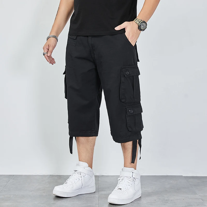 8XL размера плюс Новый 2021 Лето Высокое качество мужские мешковатые брюки карго шорты для мужчин, повседневные укороченные штаны модные свобо... от AliExpress RU&CIS NEW