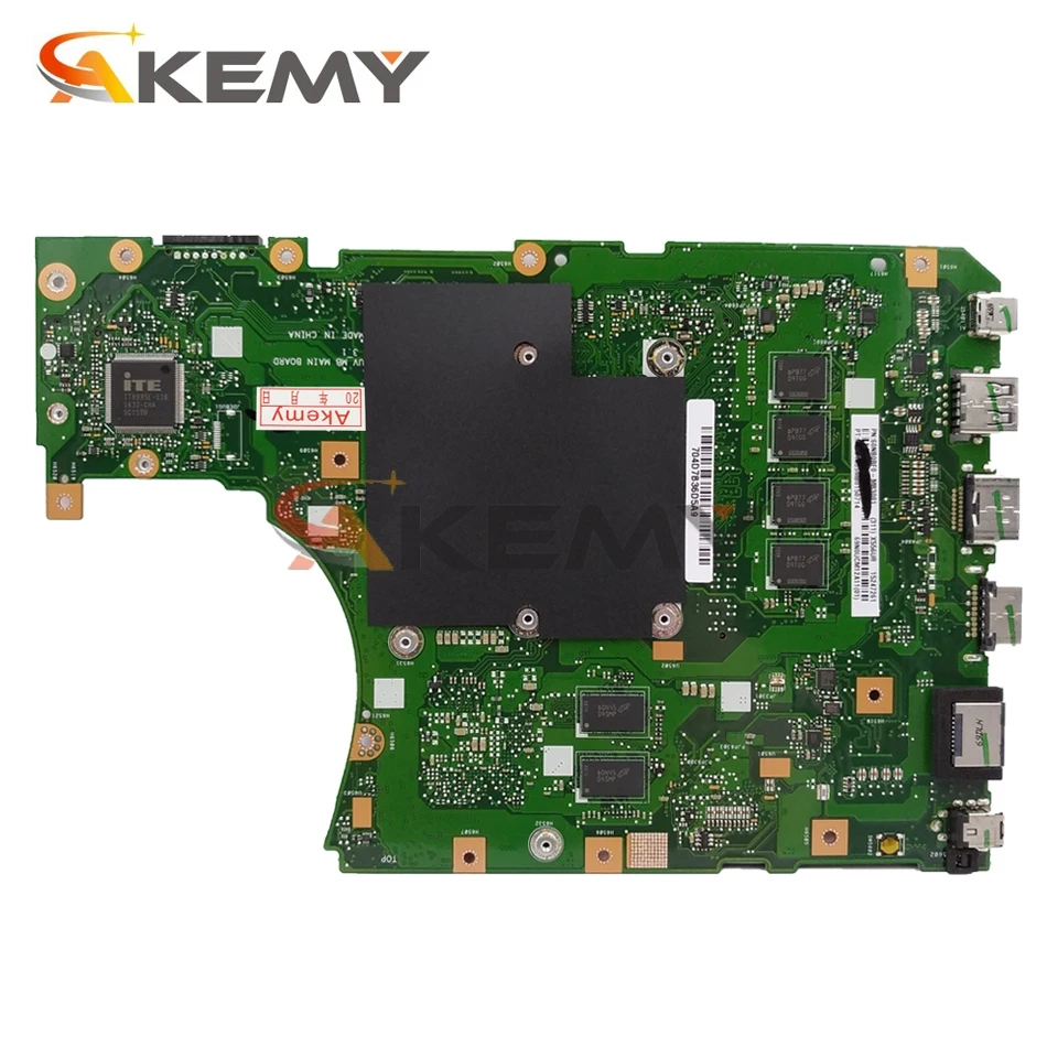 akemy x556uv laptop motherboard for asus x556uqk x556ub x556uq x556uj x556uf x556u original mainboard 8gb ram i3 7100u gt940mx free global shipping