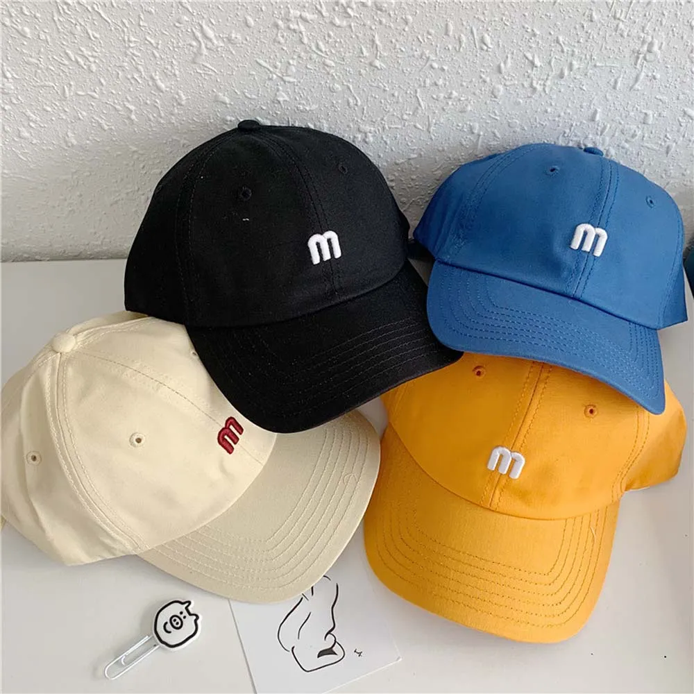 

1PC Korean Baseball Cap for Women and Men Summer Fashion Visors Cap Boys Girls Casual Hat Letter Adjustable Sun Hat