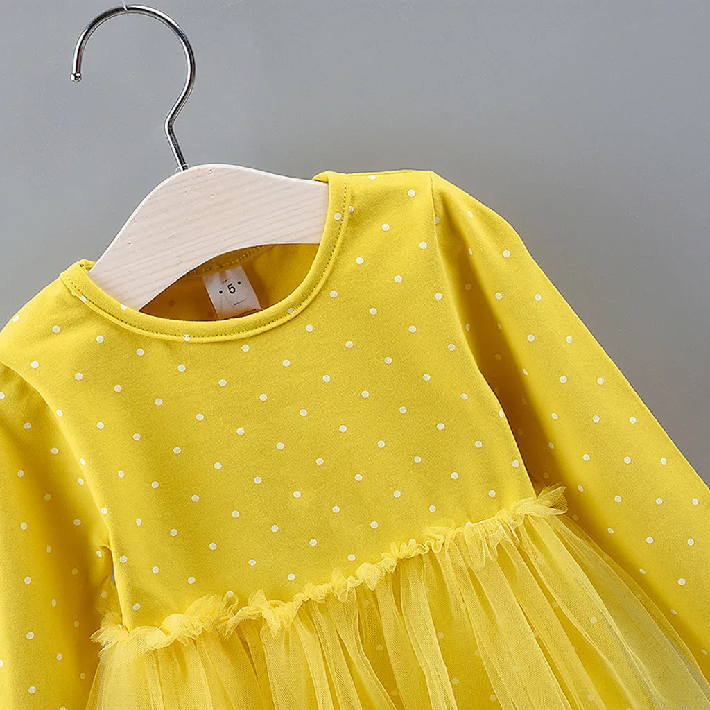 Платье для маленьких девочек; платья для маленьких девочек; vestido infantil vestidos infantil; одежда; batizado; Повседневная Лоскутная одежда с длинными рукавами; Z4