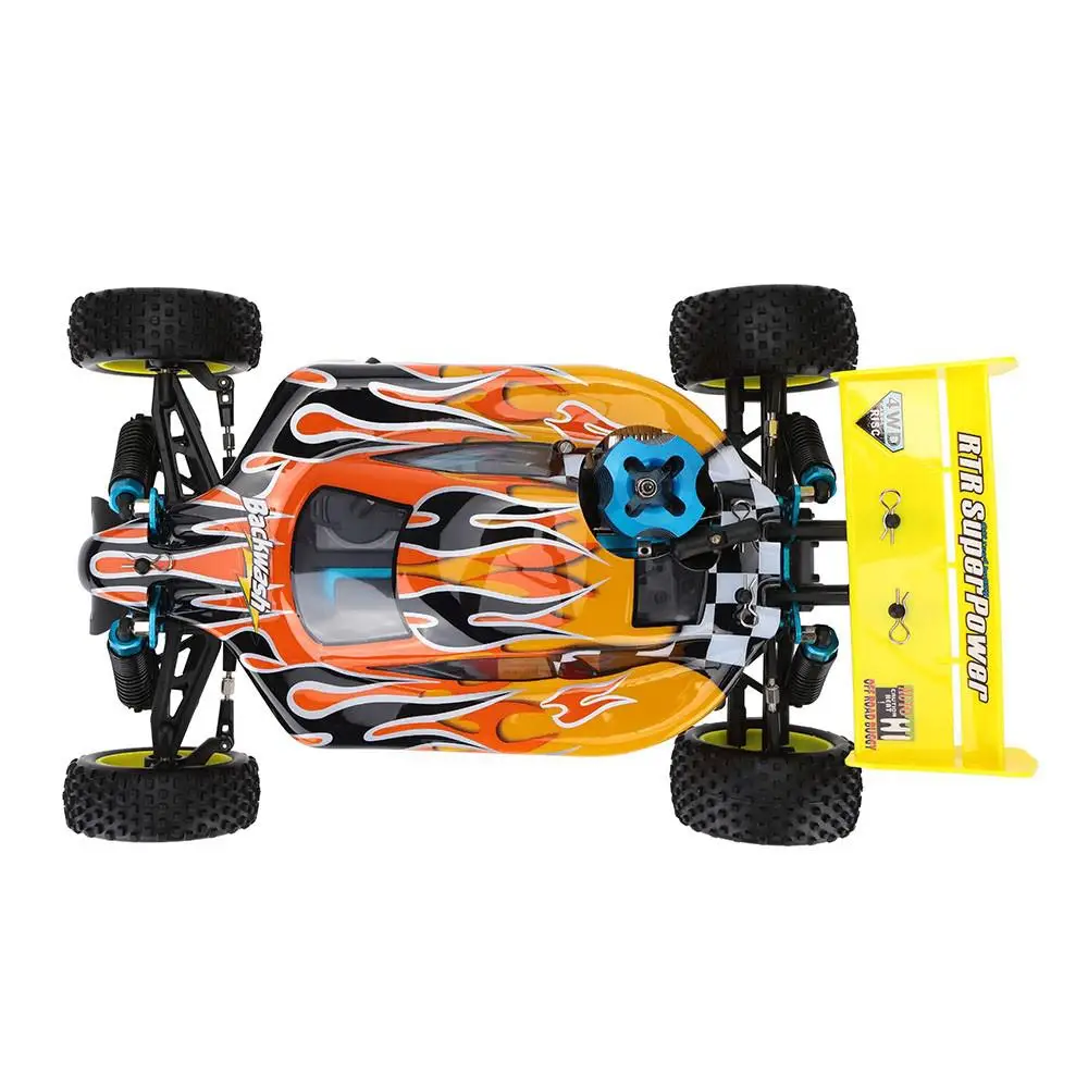 Rccity HSP Baja 1/10th Scale Nitro Power внедорожный Багги 4WD RC Hobby Cars 94166 с двигателем 18cxp 2 4G радио