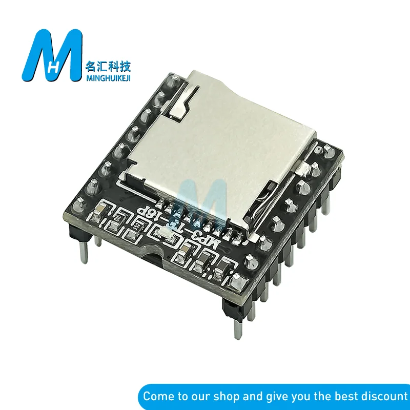 Новый модуль мини MP3-плеера карта TF U-диск mp3-плеер плата Аудио голосового модуля