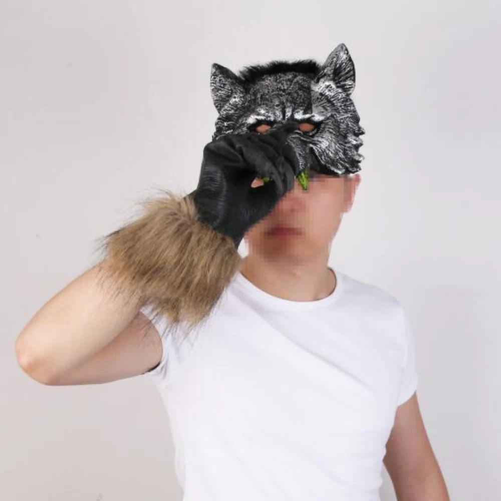 Сделанных своими руками забавные Оборотень Маска украшения оборотень когти