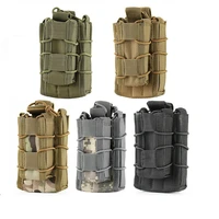 tactical airsoft molle magazine pouch bag for m4 m14 ak open top rifle pistol mag pouch ammo pocket case hunting accessories