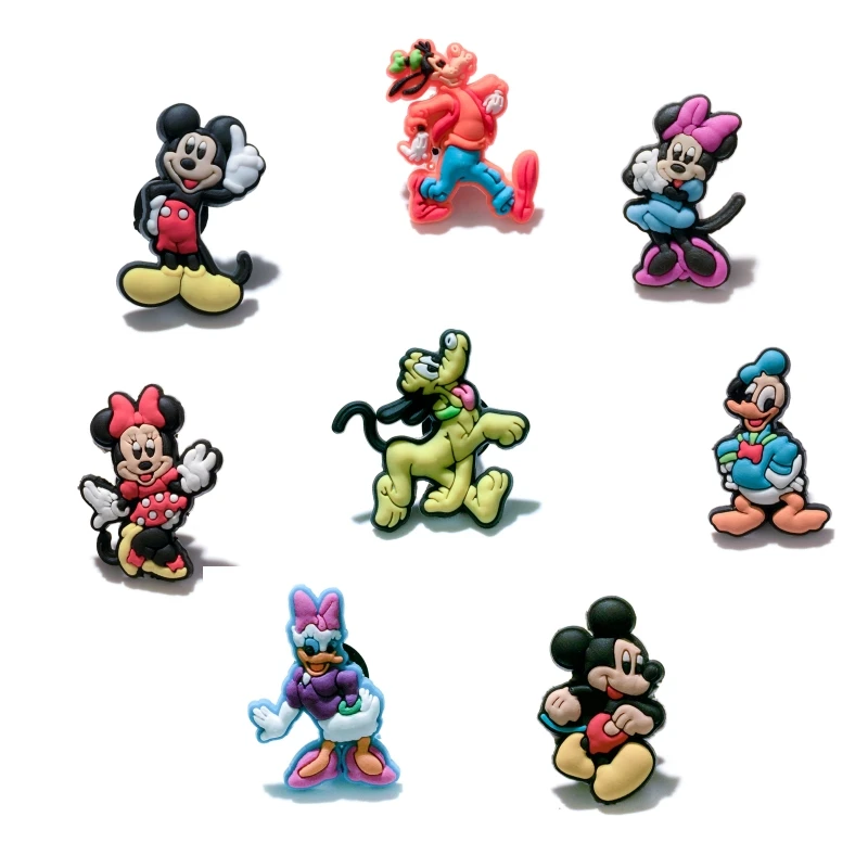 Розничная продажа 8 шт. подвески для обуви из ПВХ аксессуары пряжка браслетов croc