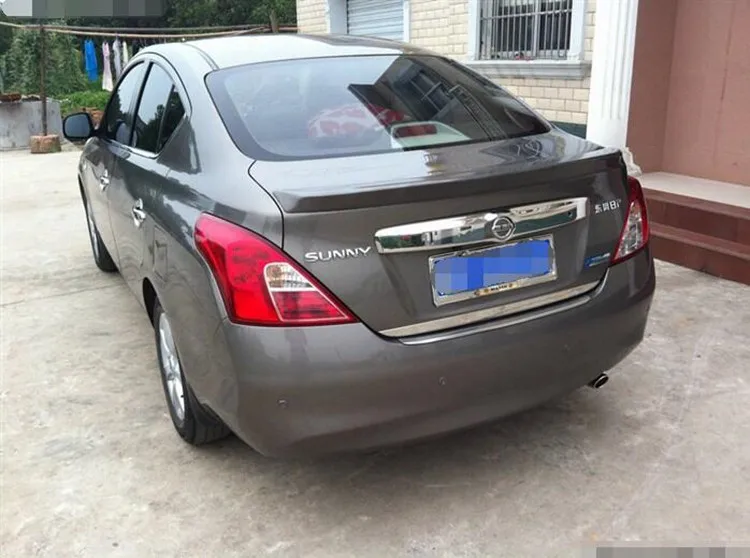 Спойлер для Versa 2011-2015 Nissan Sunny Sedan спойлер DFYK из АБС-пластика цвет заднего крыла