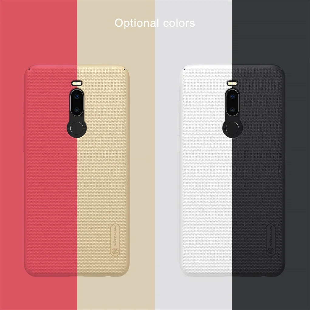 Для Meizu Note 8 чехол Nillkin матовый защитный жесткий чехол на заднюю панель матовый чехол для Meizu Note 8 бампер Подарочный держатель