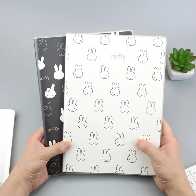 M&G Miffy Rubber-jacketed notebook.(Random Colors)B5/72 page notebook. Notebook for students. Soft copy FPY4RM84